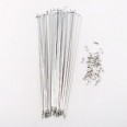 Спица с ниппелем стальная 45#, 14G L- 275mm, цвет серебрянный